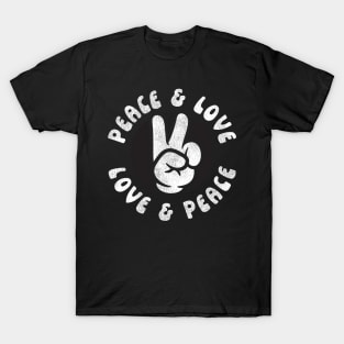 Peace & Love & Love & Peace T-Shirt